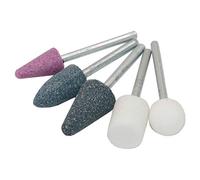 5PCS Abrasive Stone Points Set, 3mm Shank Abrasive Stone Mounted Points Head, Grinding Head Wheel Bits, Polishing Rotary Tool, Polishing Grinding Head