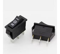 5Pcs AC 10A/250V 15A/125V 3 Pin SPDT ON-Off-ON 3 Position Boat Rocker Switch