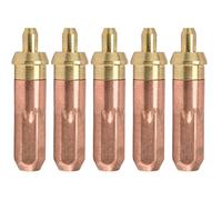 5Pcs Acetylene Cutting Tip Set for G01300 Torch Nozzle 4# - 3mm Nozzle Diameter, 250-300mm Cutting Depth, Forged Copper Welding Accessory Kit