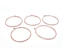 5pcs Acoustic Guitar A Strings Well Balanced Light Tension Resistant Rust Prevent Brass Acoustic Tone A-5th (A-5th)