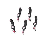 5PCS Acrylic Hair Clip Set Scary Daggers Cleaver Shapes Halloween Costume Accessories for Cosplay Parties Halloween Party Favors Hair Accessories