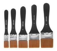 5PCS Acrylic Paint Brushes, Flat Paint Brush, Artists Paint Brushes, Nylon Paint Brushes, Soft Bristle Brush, Suitable for Beginner Artists To Paint Watercolors, Practical And Multi-Functional.