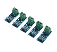 5PCS ACS712 Current Sensor Module 5A Range for Hall Effect AC/DC Current Detection, Compatible with Development Boards, Blue Green