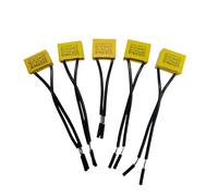 5PCS AD K X2 Safety Capacitance Tape Line 0.1uF 0.15uF 0.22uF 0.33uF 0.47uF 250V-275V Housing Flexible Wire Capacitor (Size : 0.33UF)