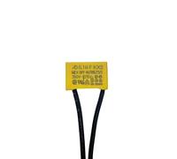 5PCS AD K X2 Safety Capacitance Tape Line 0.1uF 0.15uF 0.22uF 0.33uF 0.47uF 250V-275V Housing Flexible Wire Capacitor(0.1UF)