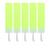 5pcs Adjustable Captains Armbands for Soccer Teams, Nylon Light Green | Elastic Close Fit, Breathable Supple Build, Fashionable Match Supply for Sports Enthusiasts