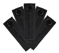 5PCS Adjustable Waist Extender, Elastic Waist Extender, Button Extender Pants Waist Extension for Trousers Jeans Pregnant Trousers