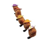 5PCS Adorable Capybaras Hairpins Plush Cartoon Hair Clip Unique Animal Hairpiece Suitable For School And Casual Outings