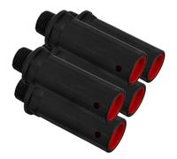 5pcs Air Compressor Oil Breather Vent Cap, Black Abs Replaceable Part