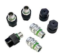 5Pcs Air Conditioning Service Valve,AC High Pressure Service Port Valve | M12x1.5 Male AC Port Valve Includes Caps Aftermarket Replacement For MT0105, 800-955, 59946, GM 52458184, 15-5438