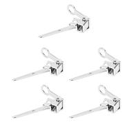 5Pcs All Iron Darning Foot, Sewing Machine Presser Foot for Embroidery and Free Motion, Lightweight Portable Household Sewing Foot Compatible with Most Home Sewing