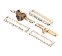 5pcs Alloy Watch Strap Charms for Watch Band Decoration with Smooth Edges Delicate and Charming Design to Match Your Different Outfits on Occasion