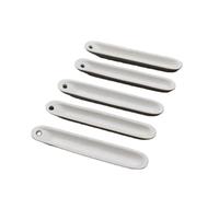 5pcs Alumina Ceramic Boat High Strength for Centrifugal Casting, 88mm*13mm Quartz Silica Melting Crucible