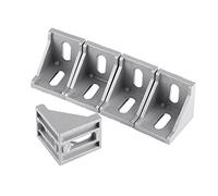 5pcs Aluminum Alloy Corner Bracket Right Angle Joint Brace Fastener for Home Hardware Furniture DIY 40x40x35mm L Shape Support Bracket