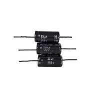 5PCS amplifier filter capacitor horizontal axial polarized electrolytic capacitor 250v 33uf 13X23mm
