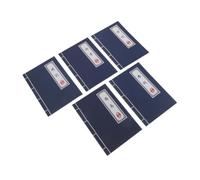 5pcs Ancient Chinese Notebook with Vintage Literature Cover, Unlined Pages and Stable Binding, Paper Sketchbook for Drawing and Note Taking, Classic Design Journal for Students