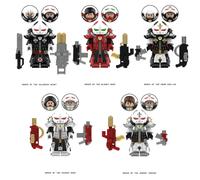 5PCS Angels of Death ORDER OF THE BLOODY ROSE Figures Bricks Custom Mini Figures for Creative Play UK Priority Delivery