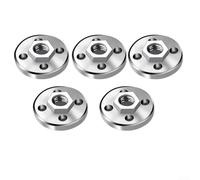5PCS Angle Grinder Flange Nut Modification Parts Modified Plywood Stainless Steel Pressure Plate Cover Hexagonal Design Daily Open-end Wrench