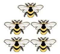 5PCS Animal Insect Decorative Bee Brooch Pin Set - Cartoon Honey Brooch, Bee Shape Pin, Metal Pin Badges for Jacket Backpack Dress & Other Clothing Decoration Badge Backpack Ornament Brooch