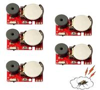 5PCS Annoyatron Noise Maker, 2024 Newest Annoyatron Random Noise Maker, Hidden Annoying Beep Office Prank Devices for Party, Office, Home, School (5Red)