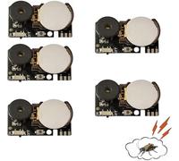 5PCS Annoyatron Noise Maker, 2024 Newest Annoyatron Random Noise Maker, Hidden Annoying Beep Office Prank Devices for Party, Office, Home, School (5Black)