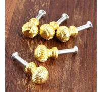 5Pcs Antique Furniture Door Handles and Knobs Jewelry Box Wardrobe Bin Drawer Kitchen Cabinet Cupboard Handle Pulls Knob 14 * 19mm