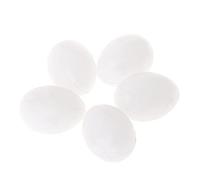 5pcs Artificial Bird Eggs Solid Parrot Egg Parrot Fake Hatching Egg Parrot Diamond Dove