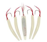 5Pcs Artificial Fishing Hooks Practical Convenient Creative Baits for Outdoor Freshwater Angling Luminous Design to Attract Predators Fishing Tool