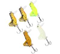 5pcs Artificial Fishing Lure 3.3cm 3g Plastic Freshwater Bait