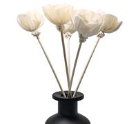 5Pcs Artificial Flower Diffuser Sticks Essential Oil Diffuser Fiber Stick Fragrance Accessories Replacement Refill Decorative Sticks for Home Office Spa