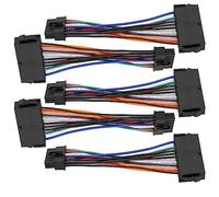 5pcs ATX 24pin to 12pin Power Cable Adapter, Desktop Computer Power Cord Converter with All - Copper Wiring and PVC Insulation, 15cm Short Extension for Motherboard PSU