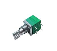 5PCS Audio Amplifier Volume Interphone RD097-B5K/1k/10k/20k/50k/100k 15MM Spline Precision Duplex Potentiometer(5K Ohm)