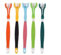 5PCS Autism Toothbrush for Kids - 3-Sided Bristle Toothbrush for Sensory Care, Soft Bristles for Easy Oral Hygiene, Special Needs & Toddler Dental Training, 5 Colors