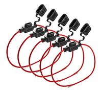 5pcs Auto Car Blade Inline Type ATM Mini Fuse Waterproof Holder Case electronic starter Tap Blow Blo 12V 32V 16 AWG Wire Cutoff Switch Socket Protected circuits