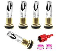 5Pcs Automatic Pigs Nipple Waterer Set Sturdy Stainless Steel Drinker Feeder For Pigs And Goats With Connectors