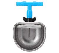 5PCS Automatic Rabbit Waterer, Stainless Steel Adjustable Rabbit Drinker Nipple Drinking Bowl for Rabbit Chicken Farm Accessory (Gsycle7NUmQB-11)