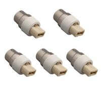 5pcs B22 to G9 Halogen or LED Bulb Adapter Lamp Socket 230V Converter for Halogen LED Base