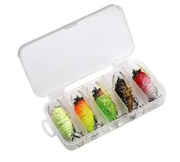 5PCS Bait Fishing Breeder Deer Crankbait Fishing Temptation Lure Artificial Bait 4.5cm 6g Hard Bait