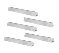 5Pcs Barbecue Grill Heat Deflectors, Stainless Steel For E/S And Silver/Gold Series, For Weber BBQ Grills Model 7536