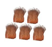 5pcs Bark Decoration Pipeline Tree Bark Coconut Tree Bark Ornament Water Sewer Decor Water Tube Tree Bark Decor Artificial Bark Decor Fake Tree Bark Natural Brown Hair Light Brown