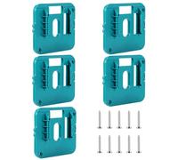 5pcs Battery Holder Mounts Storage Rack Tool Bracket Fixing Stand for Easy Installation in Garages and Maintenance Room Home Repair Battery Holder