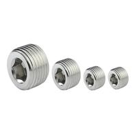 5pcs BD End Stop Plug Kit Air Hose Fitting Pneumatic Connection Screw Male Thread Repair(BD-03)