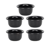 5Pcs Beard Shaving Foam Bowl, Plastic Men Shaving Soap Bowl Mini Portable Beard Shaving Bowl for Barber Salon or Home
