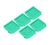 5Pcs Beehive Vent Lightweight ABS EscapeProof Breathable Beehive Entrance Gate (Green)
