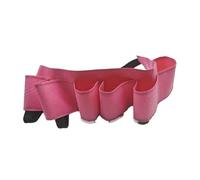 5pcs Beer Holster Belt Portable Soda Bottle Holder Drink Can Holds 6 Cans Adjustable Waist for Parties Garden(Pink)