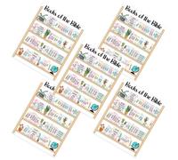 5pcs Bible Study Tracker Stickers with Chapter and Book Tracking