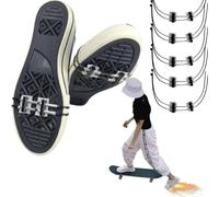 5Pcs Bicycle Friction Spark Tool Pads, Motorcycle, Bicycle Pads, Skateboard Accessories, Foot Brake Sparking Foot Pressure Slider Riding Shoe Covers
