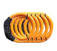 5Pcs Bike Cable Lock, 4 Digit Security Resettable Combination Coiling Cable Bike Locks Without Mounting Bracket, 2 Feet x 1/2 Inch
