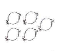 5Pcs Bike Cable Organizers, Steel Clips for Brake and Derailleur, Keep Your Bicycle Cables Secure and Neat (34.9mm)