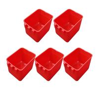 5pcs Bird Cage Cups Food And Water Bowls For Pet Birds And Chickens Poultry Bowls Feeders Cage Cups For Rabbits